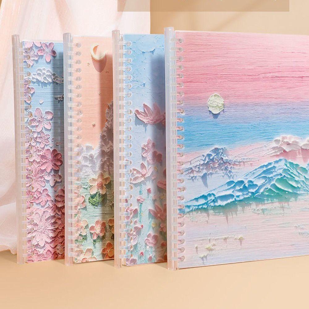 Top A5 Landscape Notebook Alat Tulis Jurnal Diary Lukisan Gaya Cina