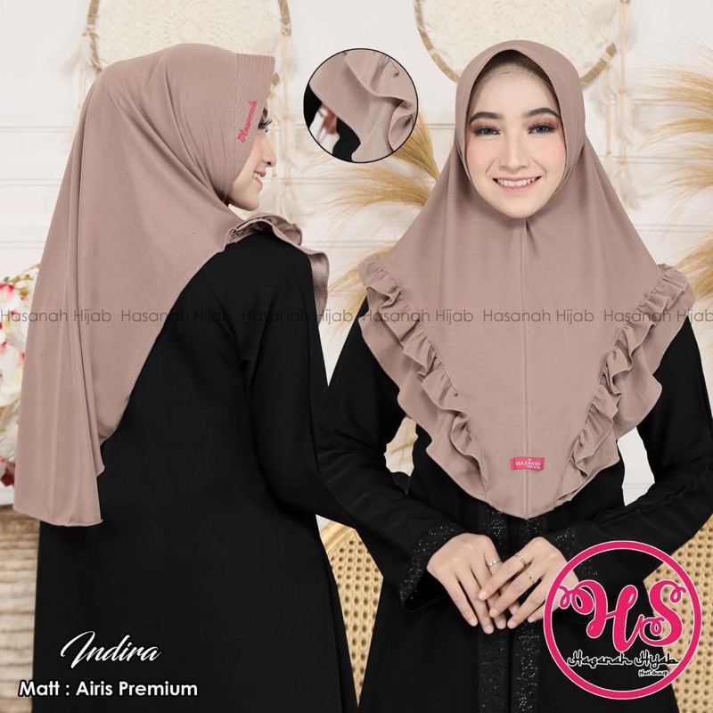 HASANAH ORI Jilbab INDIRA AIRIS JERSEY