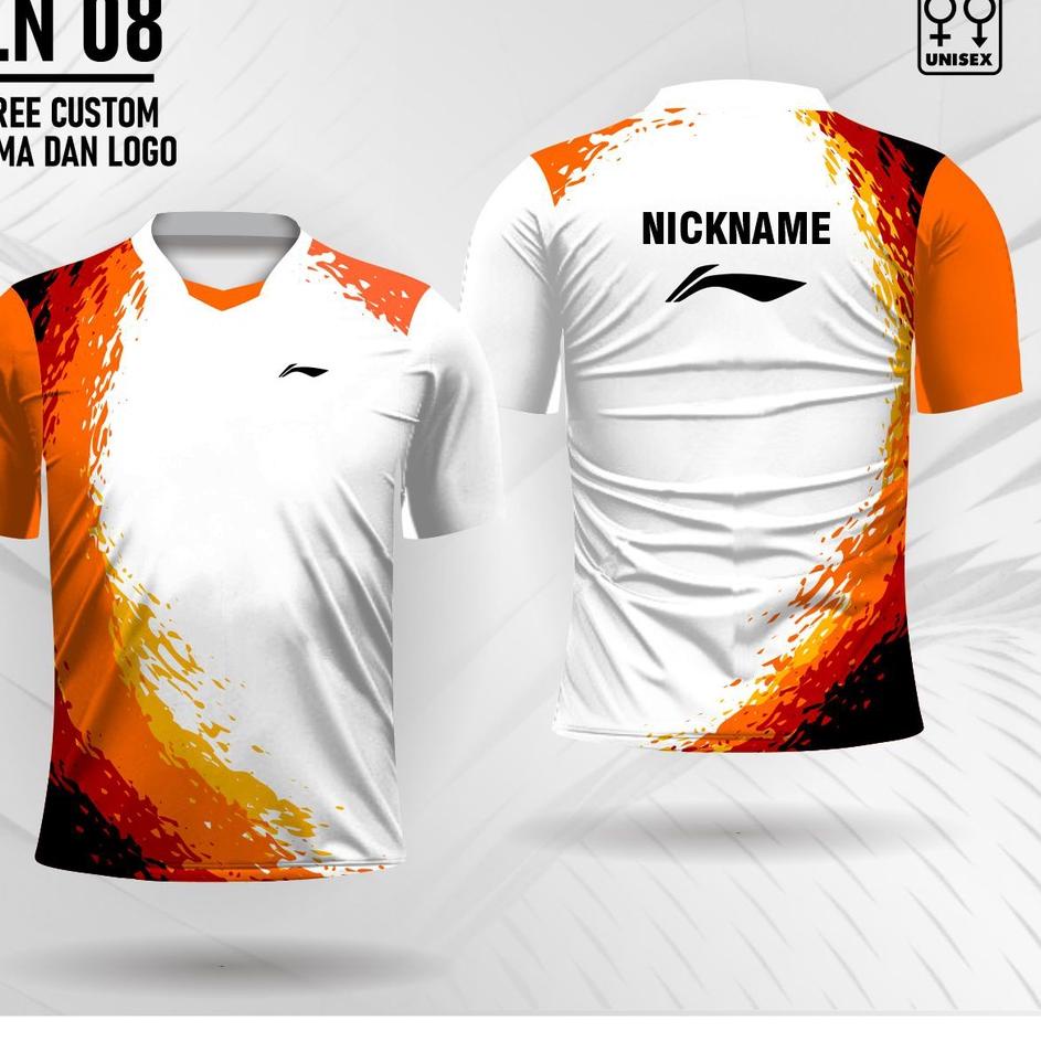 Wow Murah Meriah.. Kaos Jersey Badminton Lining baju Bulutangkis LN 07