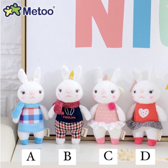 Gantungan Kunci Boneka Metoo Original keychain metoo doll rabbit bunny angela ORI