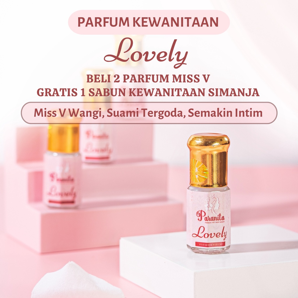 PARANITA Parfum Kewanitaan Miss V (LOVELY) Pengharum Perawat Vagina Intimate Parfum Wanita