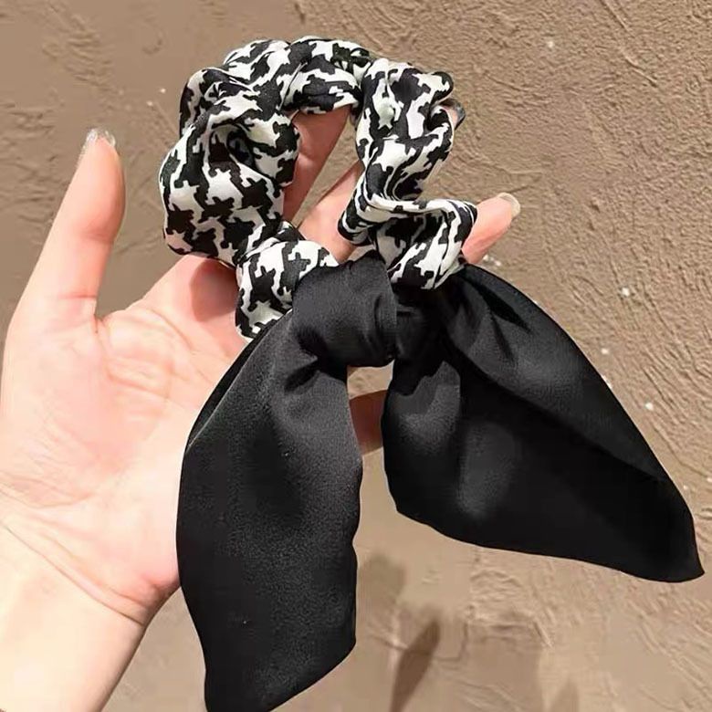 A15 Ikat rambut wanita zebra pita import