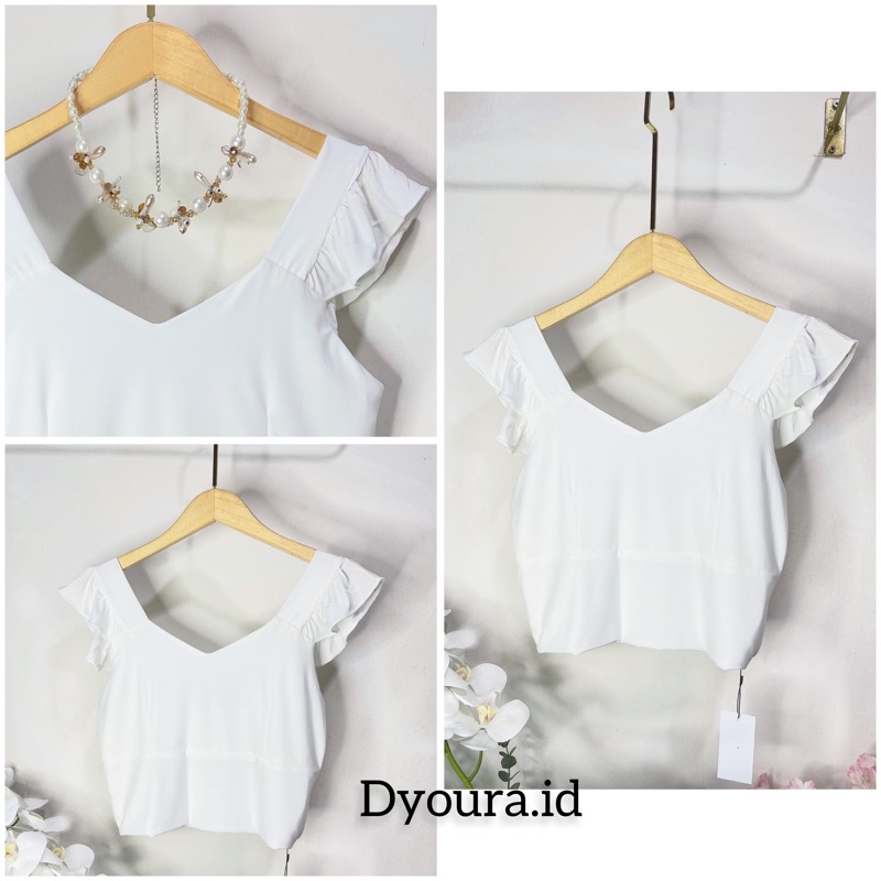 BELLA VEST / Crop top korea /crop renda / crop premium /crop real pict/ crop korea/crop zarra /crop brenda// TALI PITA BELAKANG // TANGTOP/ crop vest. BISA COD