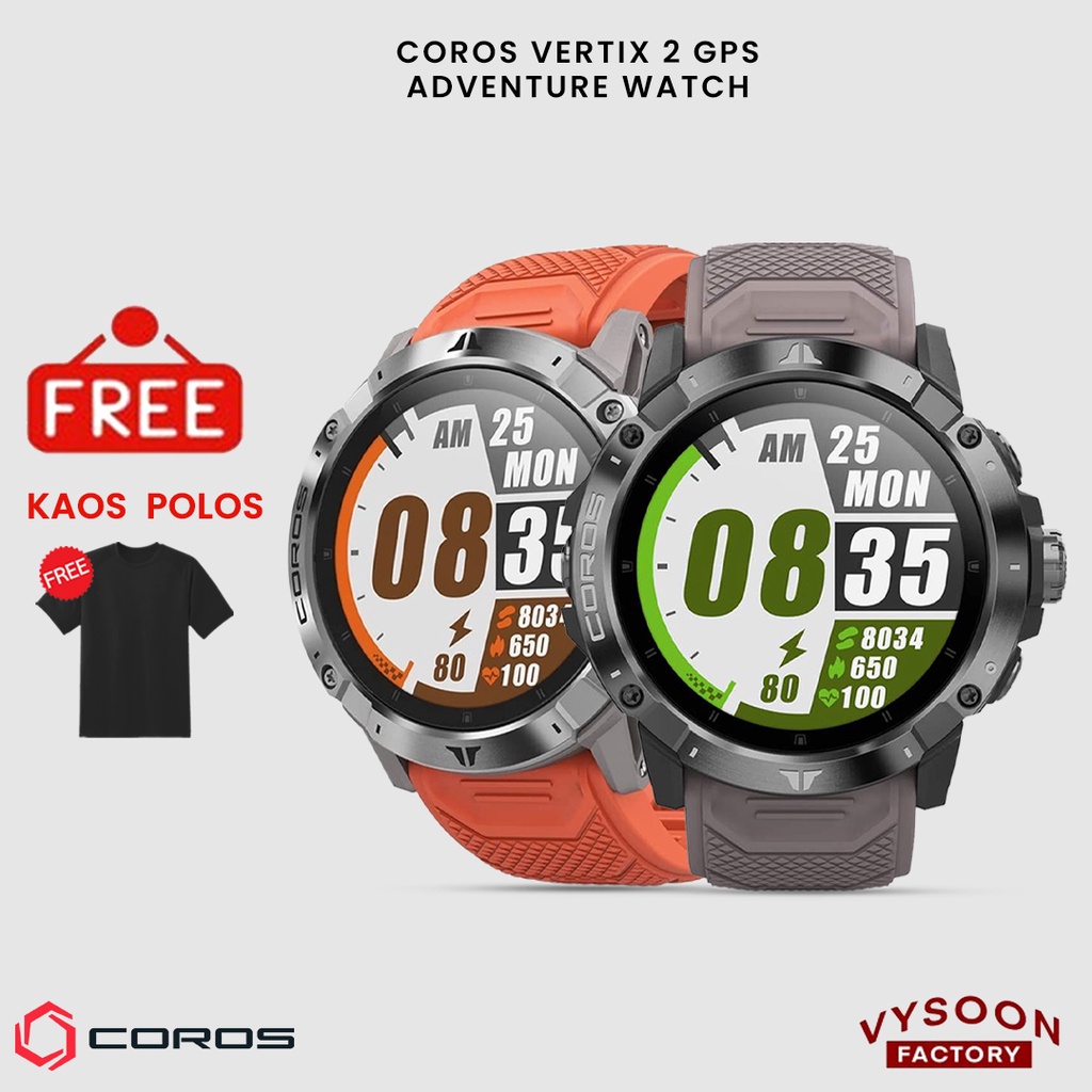 Jam Tangan Smartwatch COROS Vertix 2 GPS Adventure Watch