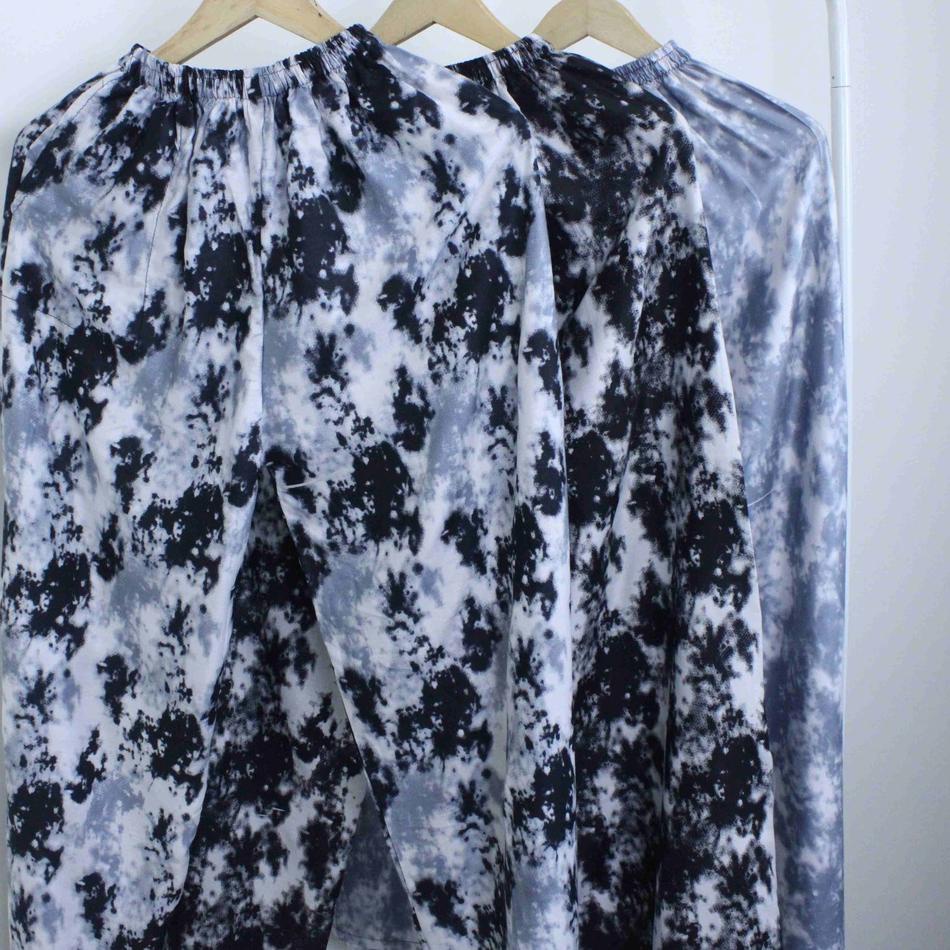 "FIN.18Oc22ᴬ" CELANA KULOT TIEDYE BALI - KULOT TIEDYE BALI - KULOT JUMBO BAHAN RAYON