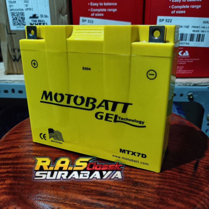 Aki Motor Motobatt Aki Motobatt Ori MTX 7D