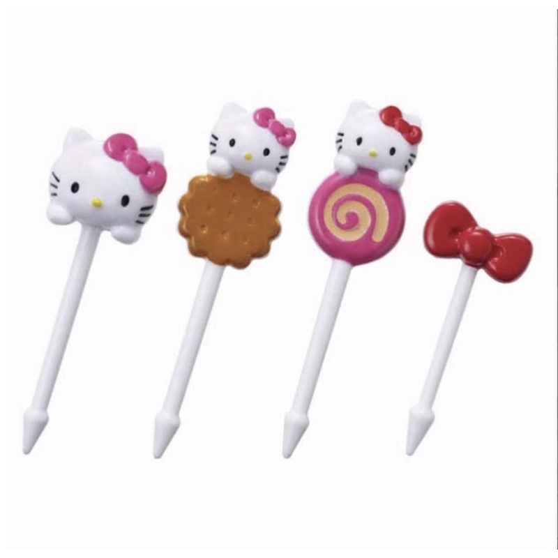 ORIGINAL JEPANG hello kitty 3D foodpick by torune Japan