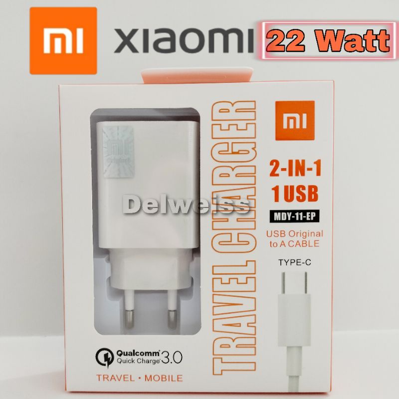 CHARGER CAS XIAOMI REDMI NOTE 7 8 8 PRO NOTE 9 ORIGINAL TYPE C FAST CHARGING