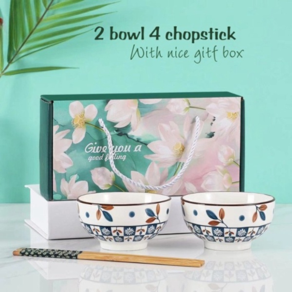 

Dijual OST- OSAKA Hampers Gift Bowl Set Piring Mangkok Keramik Mangkuk Kado - 2 BOWL Limited