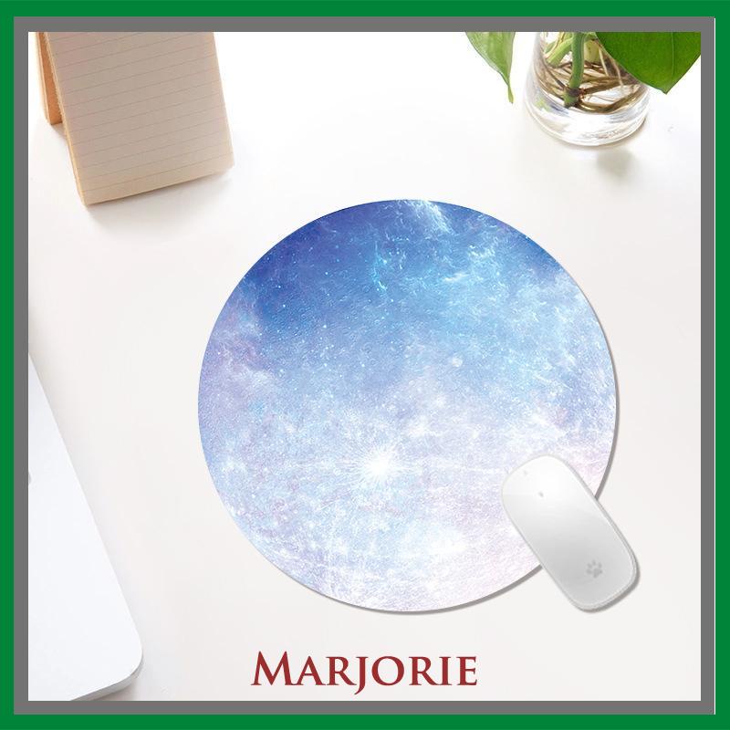 Mousepad planet warna Pad Laptop/Komputer Bulat Anti Slip-MJD