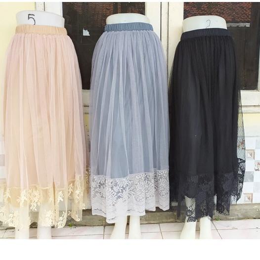 limited Edition✔️Rok Tutu Brokat Rok Tutu Renda Bawah Rok Tutu Brokat Import Rok Tutu Renda Premium 
