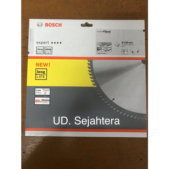 Circular Saw Blade / Mata Pisau Potong Kayu Bosch 9 X 60T