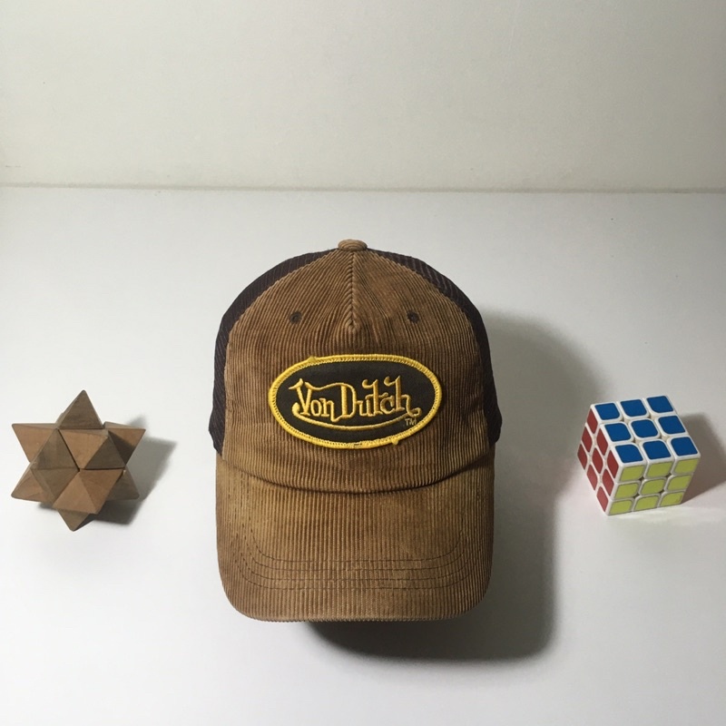 Topi Von Dutch Corduroy Brown