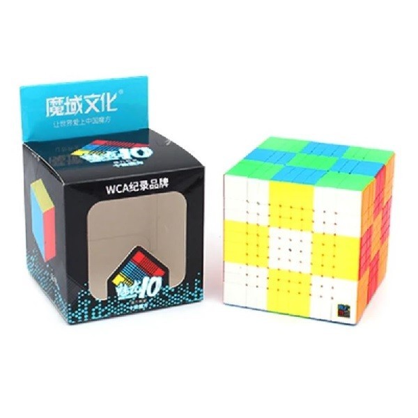 Rubik 10x10 Moyu MFJS Meilong Stickerless Original Rubik 10x10x10
