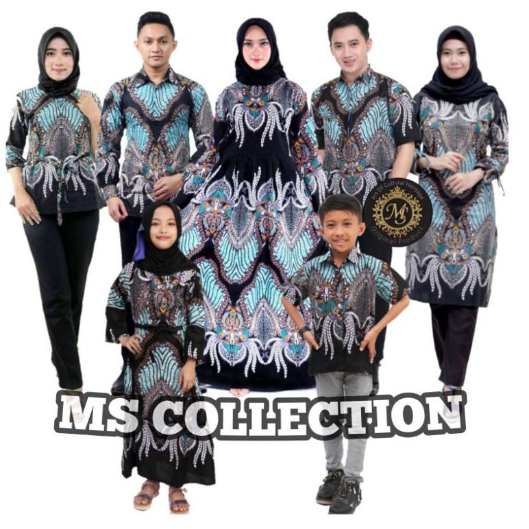 Batik couple keluarga RnB pramesti lilit,bahan katun prada mix embos MADU  ‑ BGL.18Oc22ᴵ