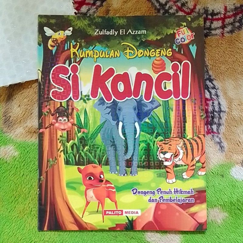 Jual ORIGINAL BUKU DONGENG CERITA ANAK SI KANCIL BILINGUAL FULL COLOUR