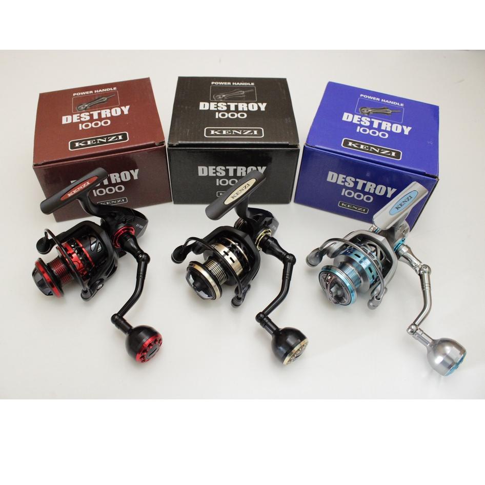 REEL KENZI DESTROY 1000 2000 3000 5000 6000 Reel Pancing Power Handle Original [PBM.18Oc22r]