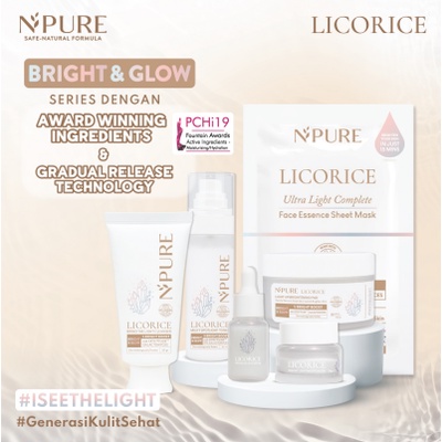 ✨ AKU MURAH ✨ NPURE LICORICE I See The Light PAKET LENGKAP