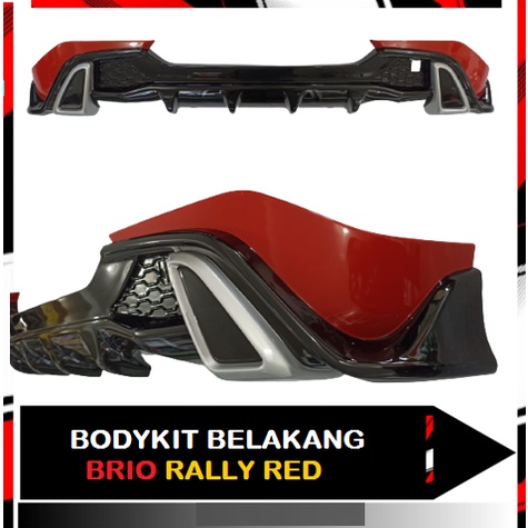 BODYKIT BELAKANG BRIO URBANITE RALLY RED