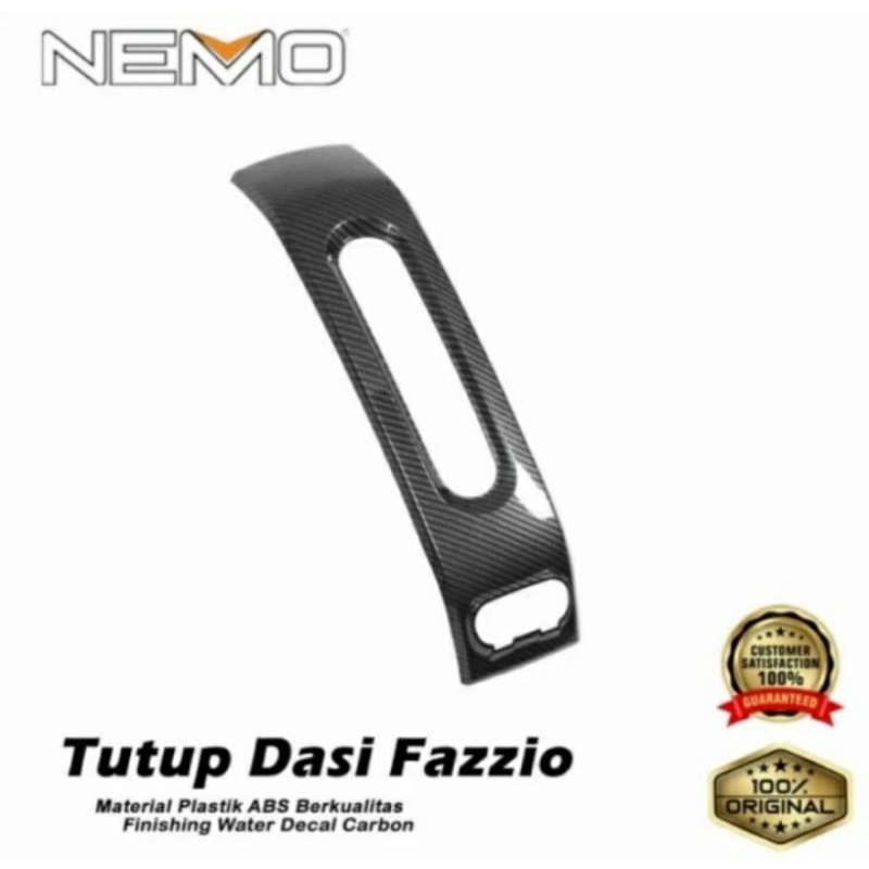 Cover Tutup Dasi depan FAZZIO 125 Carbon Nemo