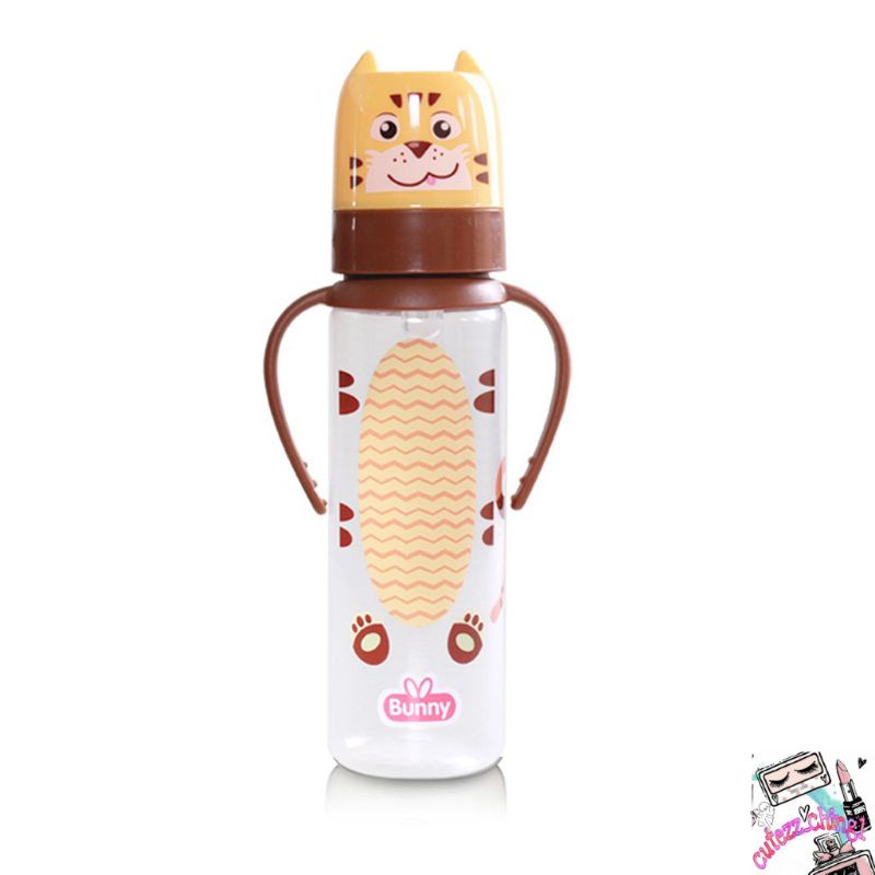 ☃Cutezz_Ching1☃Lusty Bunny Character Feeding Bottle Botol Susu With Handle DB-2414/1214