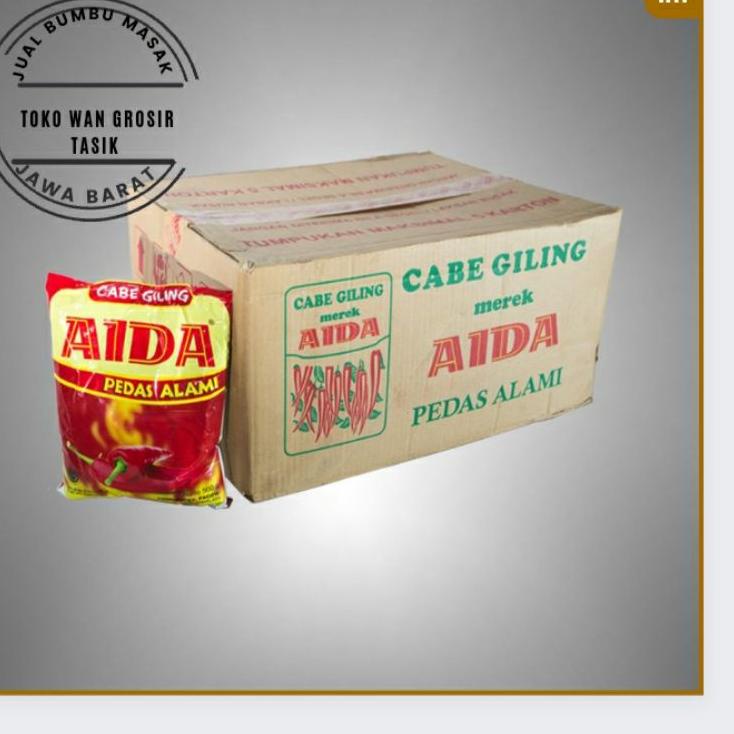 

Deals--CABE GILING AIDA ISI 500 GR PEDAS ALAMI CABE KHAS SUNDA