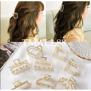 ♥TMALL88♥ Jepit Rambut Large Size Side Clip Pearl Hairpin Rhinestone Sweet Lovely H46 Geometric B16 TMALL88