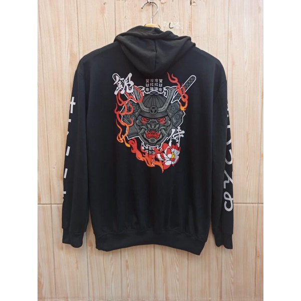 Sweater hoodie tengkorak distro unisex