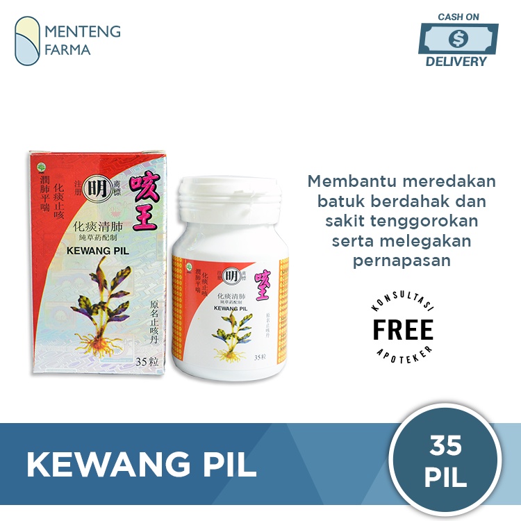 Kewang Pil - Meredakan Batuk Berdahak dan Melegakan Pernapasan
