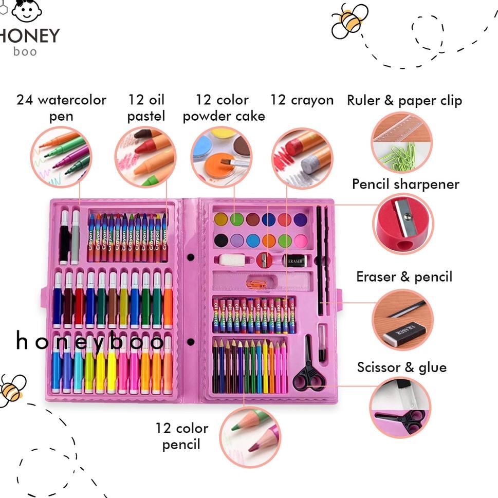 

ㅉ Honey Boo - Krayon Alat Lukis Mewarnai 86pcs Crayon 86pcs READY 2189 ☀