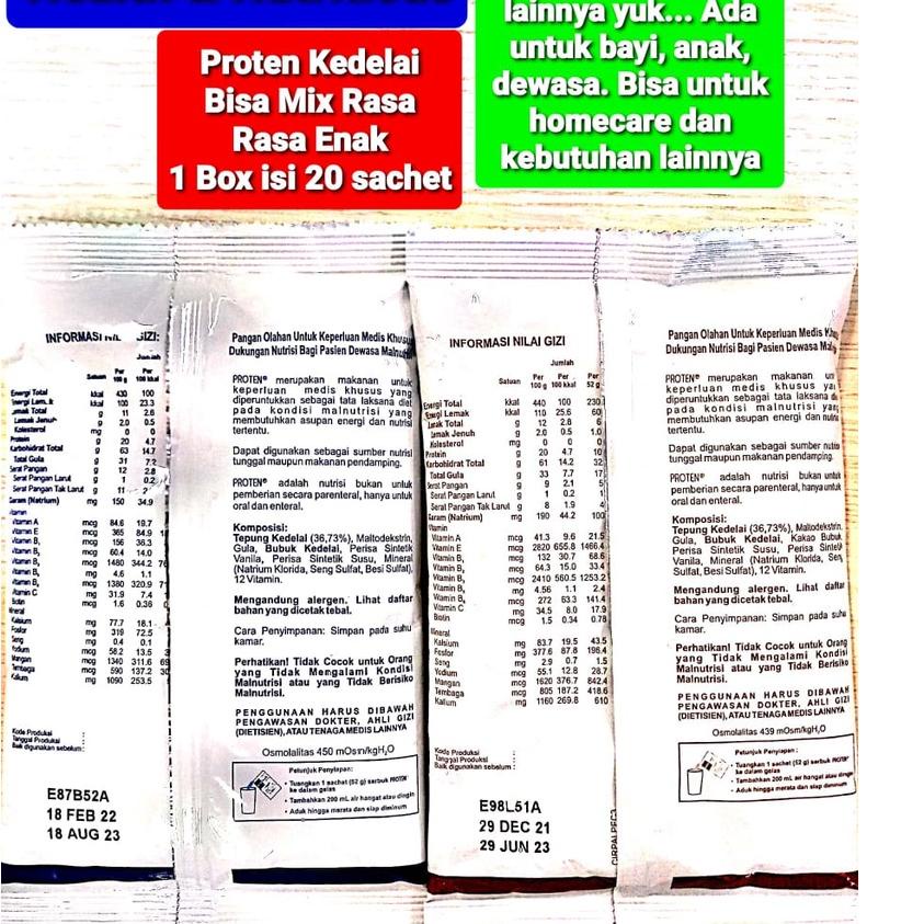 

IZT TERMURAH! SUSU PROTEN VANILA & COKLAT (SUSU KEDELAI PROTEIN NABATI) [kg -186]