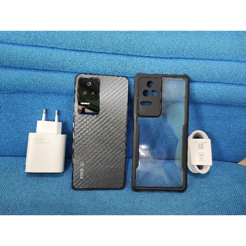 second poco f4 ram 6/128gb unit hp dan charger original