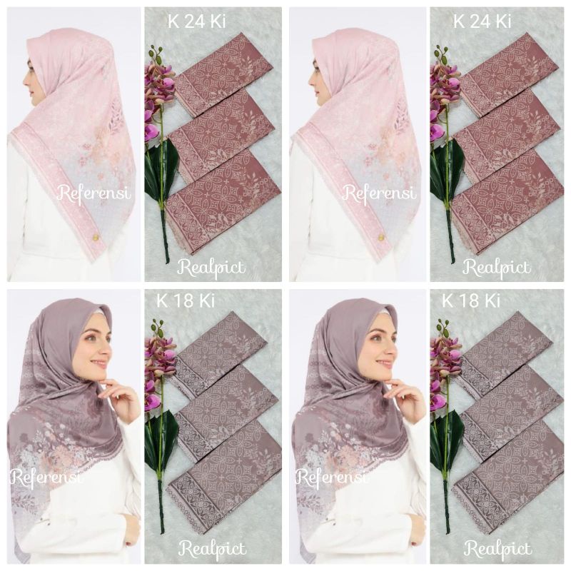 jilbab voal motif premium laser cut terbaru# kerudung  motif uk(±)110x110 lacer cut  grosir dan eceran