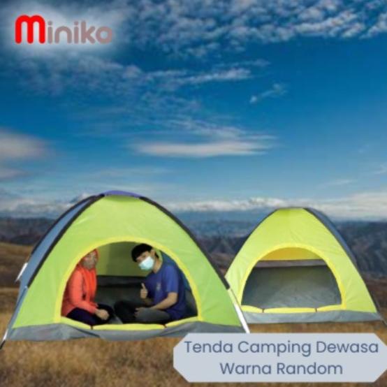 Tenda Camping Dewasa Tenda Camping Besar Jumbo - WARNA RANDOM