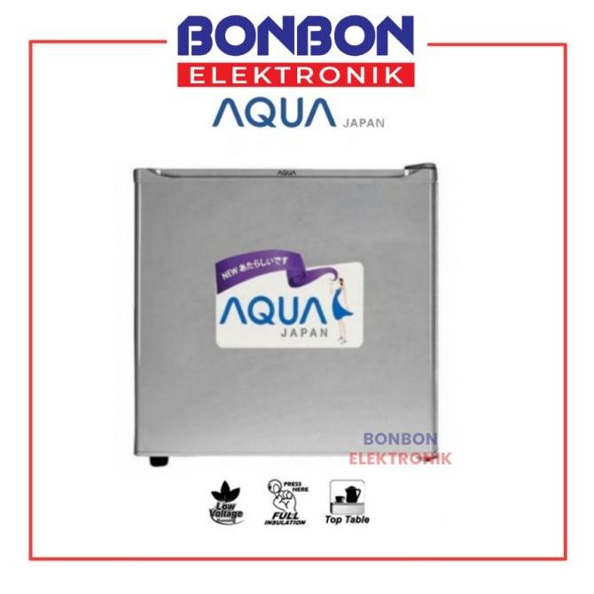 Aqua Kulkas Mini Bar Portable Aqr-D50F S / Aqrd 50 F / D50Fs
