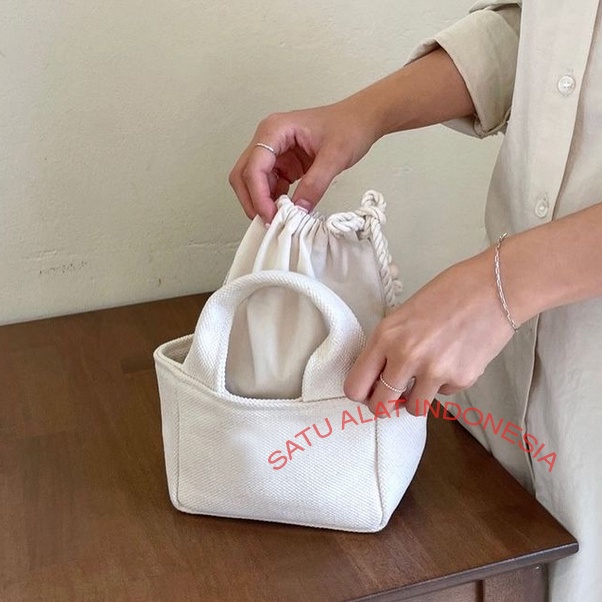 SATU ALAT Hand Bag KYOTO 100% Canvas Premium Tebal Tas Kanvas