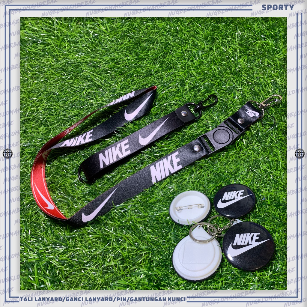 

TALI LANYARD/GANCI/PIN/GANTUNGAN KUNCI/HP - NIKE