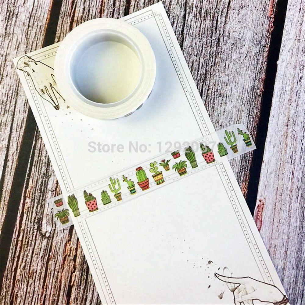 [Elegan] Tape Perekat Siswa Kantor Diary Dekorasi DIY Tanaman Masking Tape