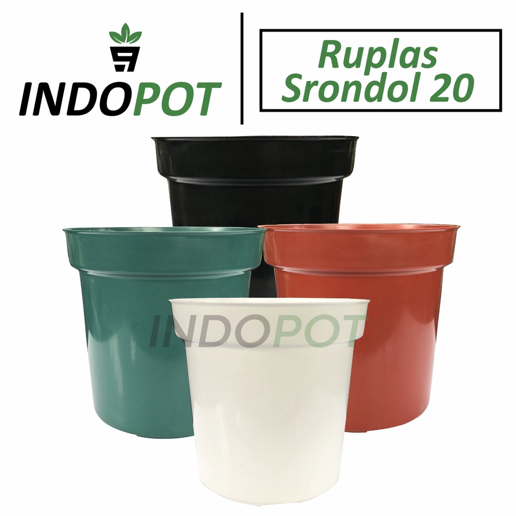Pot Tinggi Ruplas Srondol Ukuran 20 Pot Tinggi Tanaman Bunga Hias Pot Plastik