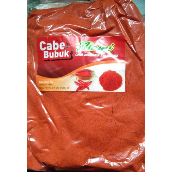 

RK60 1kg Cabe Bubuk Halus Xtra Pedas Berkualitas Alami