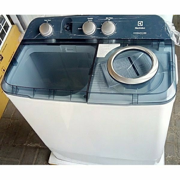 Electrolux EWS87262WA Mesin Cuci 2 Tabung 7 Kg | Twin Tub EWS 87262