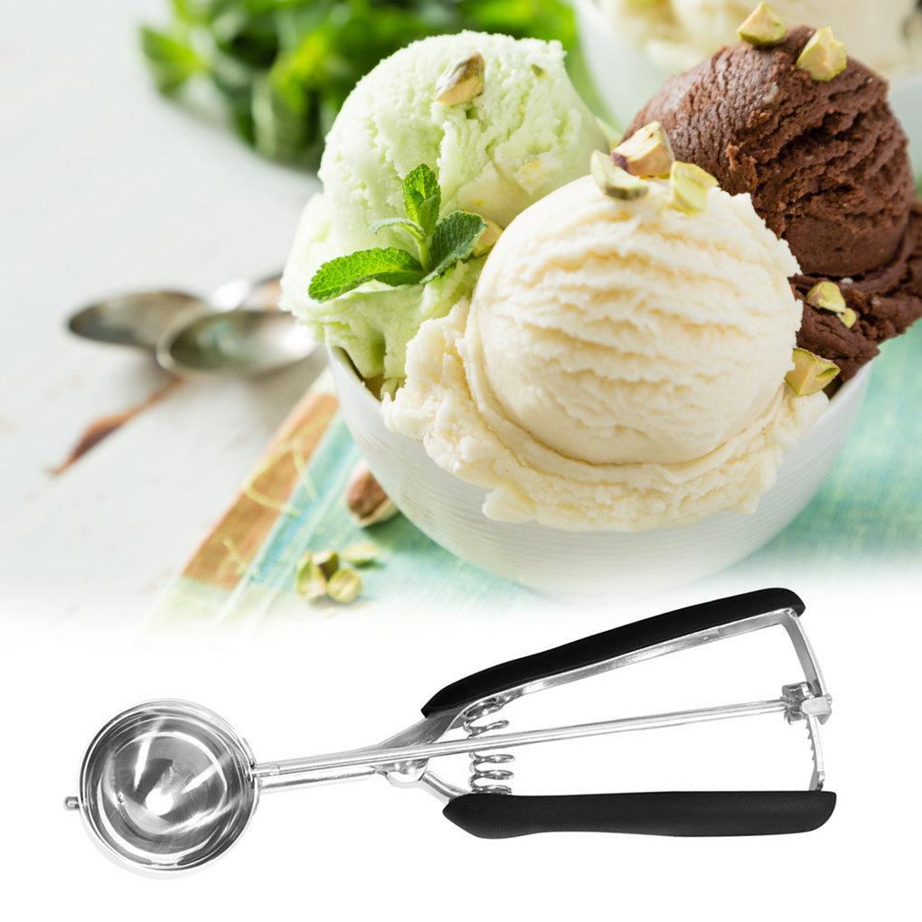 Sendok Es Krim 118inci Sendok Kue Kering Stainless Sendok Penggali Kentang Buah Ball Scooper