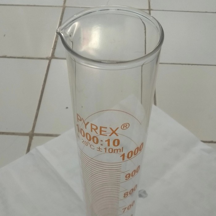 Gelas ukur kaca 1000 ml - Pyrex
