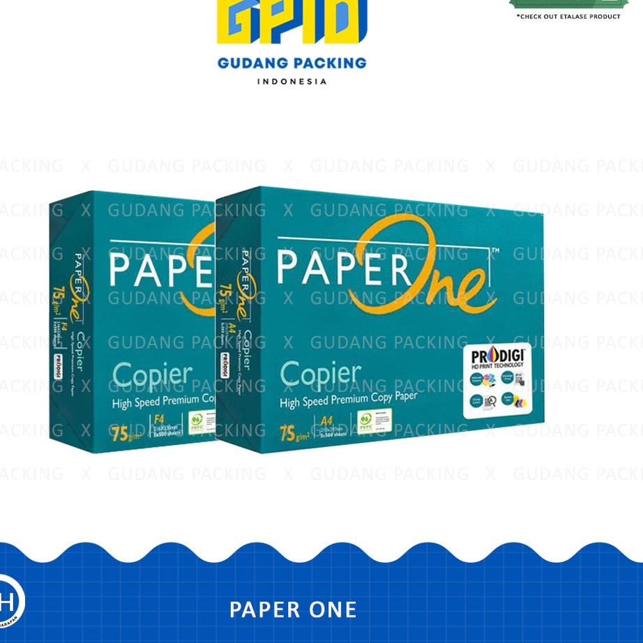 

Big Sale - PAPER ONE - Kertas HVS A4 / F4 75 Gsm ~