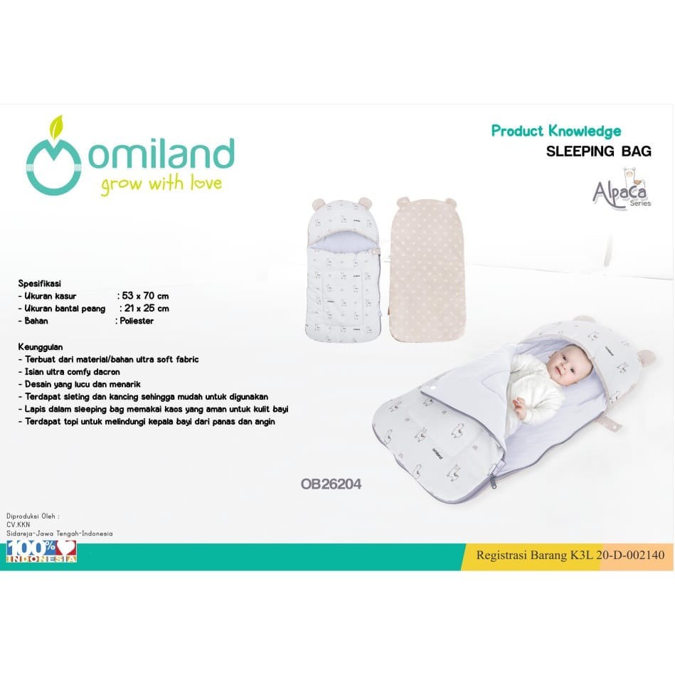 Omiland Sleeping Bag Alpaca Series