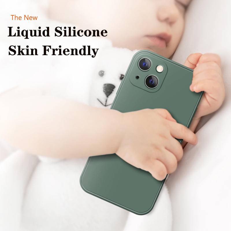 Soft Case Pelindung Kamera Bahan Silikon Untuk iPhone 14 13 12 11 Pro Max