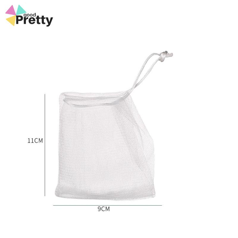 Foaming Mesh Pembersih Wajah Cleansing Mesh Handmade Soap Mesh Bag - PD