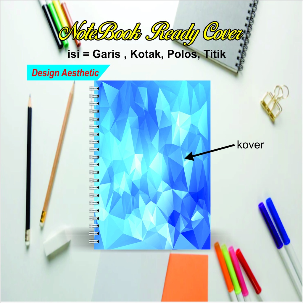 

Notebook Aesthetic | Ready Cover | A5 | 100 Page