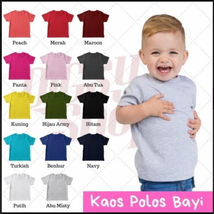 kaos polos baby [ 1 Kodi = 20 pcs ]
