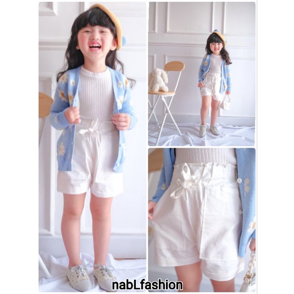 Celana pendek daily hotpant anak Size 2-7 tahun kids dan junior  candy pants nablfashion